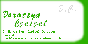 dorottya czeizel business card